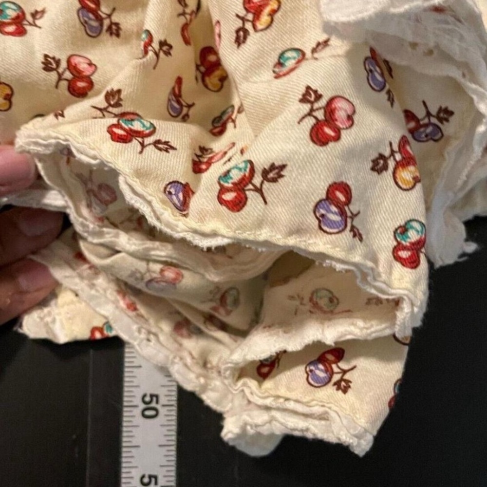 Vintage Prairiecore floral maxi apron pinafore - Picture 8 of 8